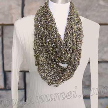 Free Knitting Pattern Amuri Infinity Scarf