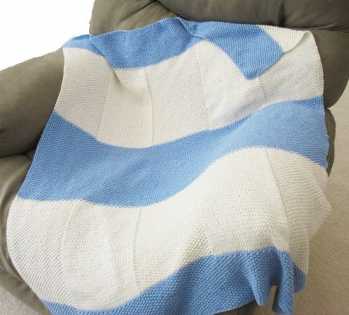 Free Knitting Pattern Aaron Baby Blanket