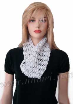 Free Knitting Pattern Clarissa Lacy Cowl