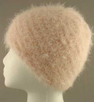 Free Knitting Pattern I Care Chemo Hat (Uses Bunny Soft)