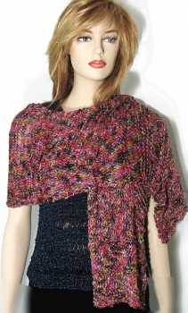 Free Knitting Pattern Kayla Wide Scarf / Shawl