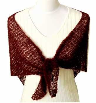 Free Knitting Pattern Fran Shawl / Head Wrap