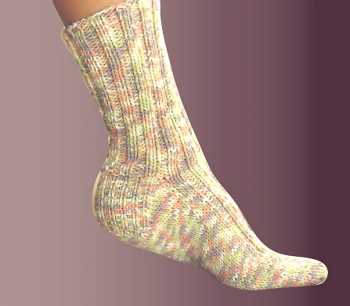 Free Knitting Pattern Ashley Ribbed Socks