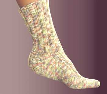 Free Knitting Pattern: Ashley Ribbed Socks