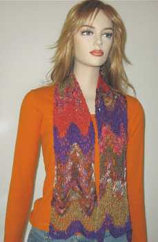 Free Knitting Pattern Catena Ripple Scarf