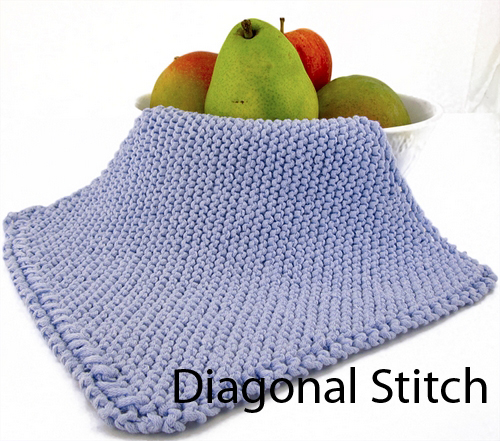 Free Knitting Pattern: 4 Mainly Textural Washcloths / Dishcloths