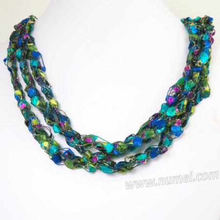 Handmade Ribbon Necklace EG84107