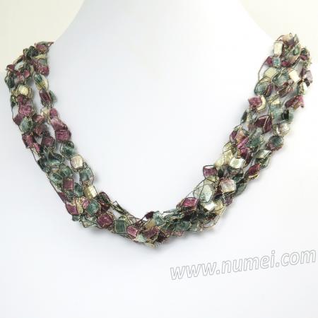 Handmade Ribbon Necklace ET1220