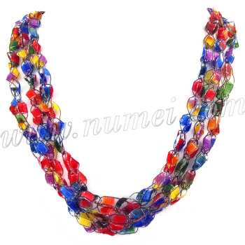 Handmade Ribbon Necklace ET1240