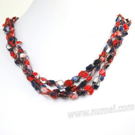 Handmade Ribbon Necklace ET9200