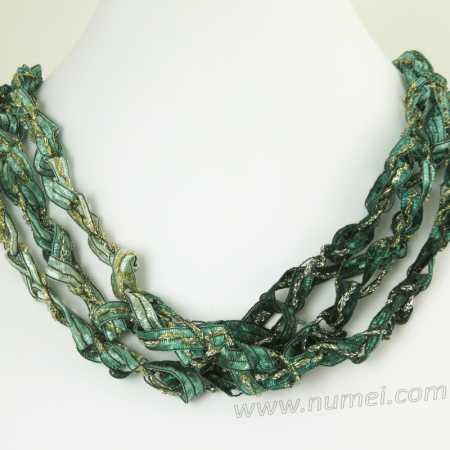 Handmade Ribbon Necklace GR5