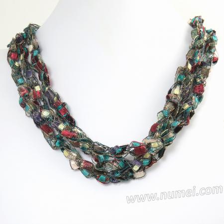 Handmade Ribbon Necklace MG8168