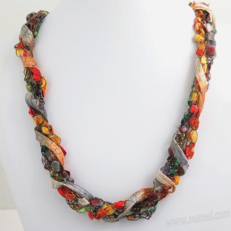 Ladder Ribbon Necklace