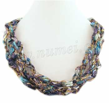 Handmade Ribbon Necklace BL2