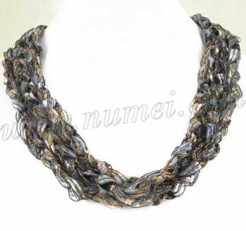 Handmade Ribbon Necklace BL4