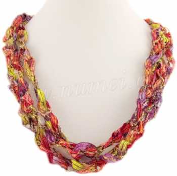 Handmade Ribbon Necklace CC2