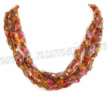 Handmade Ribbon Necklace EG8591