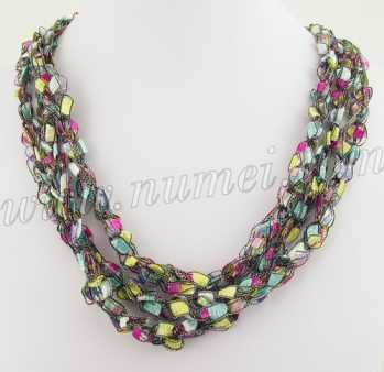 Handmade Ribbon Necklace MG6983