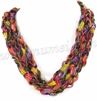 Handmade Ribbon Necklace QR6778