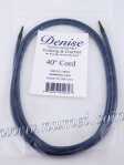 Denise Knitting Needles Extra Long Cords - 40 Blue