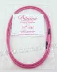Denise Knitting Needles Extra Long Cords - 30 Pink