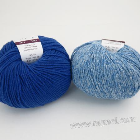 Berlini Palisades 5/Merino Butter 8 Combo Pack - Boy Blue/Blue Velvet