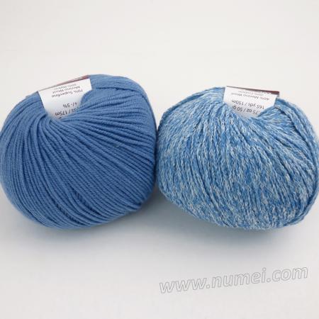 Berlini Palisades 5/Merino Butter 9 Combo Pack - Boy Blue/Lake Blue