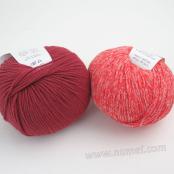 Berlini Palisades 4/Merino Butter 7 Combo Pack - Hot Tomato/Earth Red