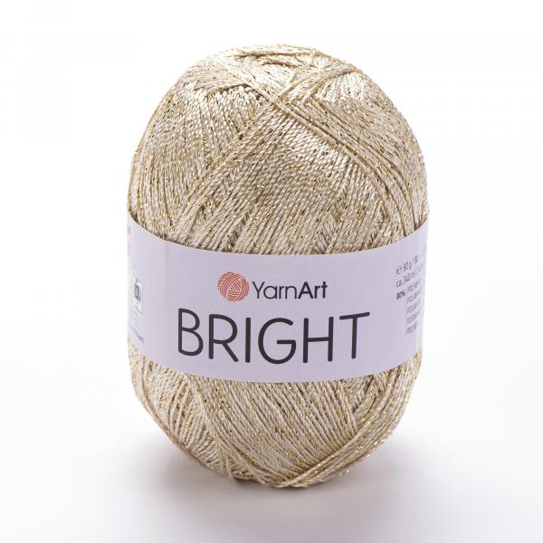 YarnArt Bright 101 Ivory/Gold - 90g Ball