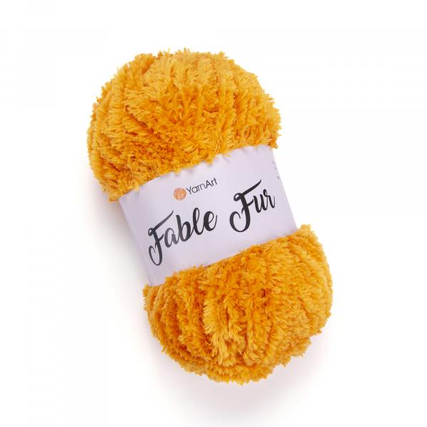 YarnArt Fable Fur 985 Orange - 100g Ball