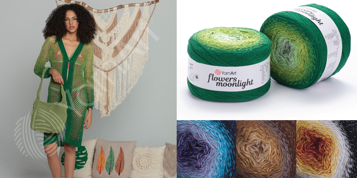 YarnArt Flowers Moonlight Yarn
