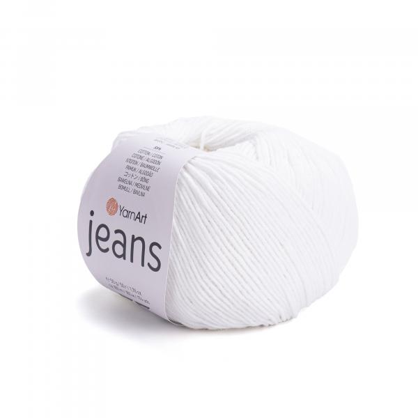 YarnArt Jeans 01 White - 50g Ball