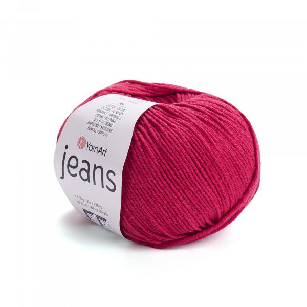 YarnArt Jeans 51 Cherry - 50g Ball