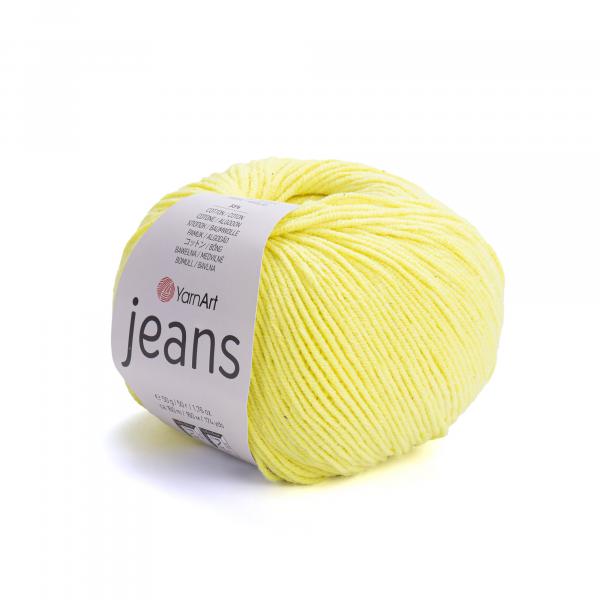 YarnArt Jeans 58 Neon Yellow - 50g Ball