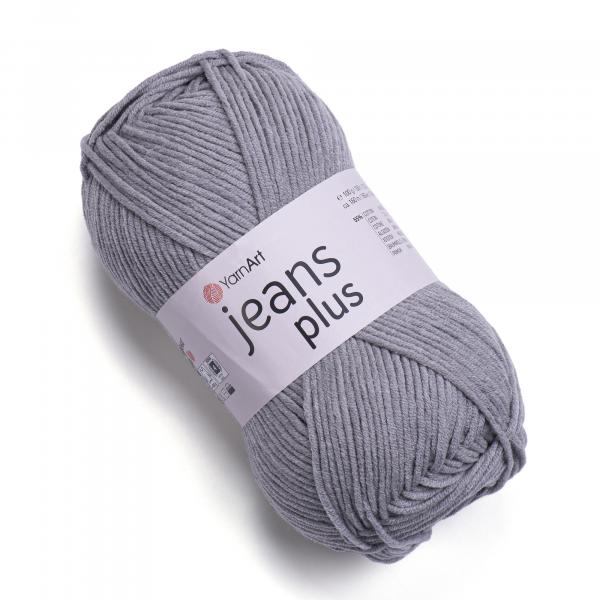 YarnArt Jeans Plus 46 Light Grey - 100g Ball