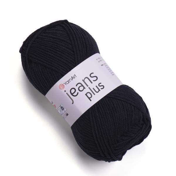YarnArt Jeans Plus 53 Black - 100g Ball
