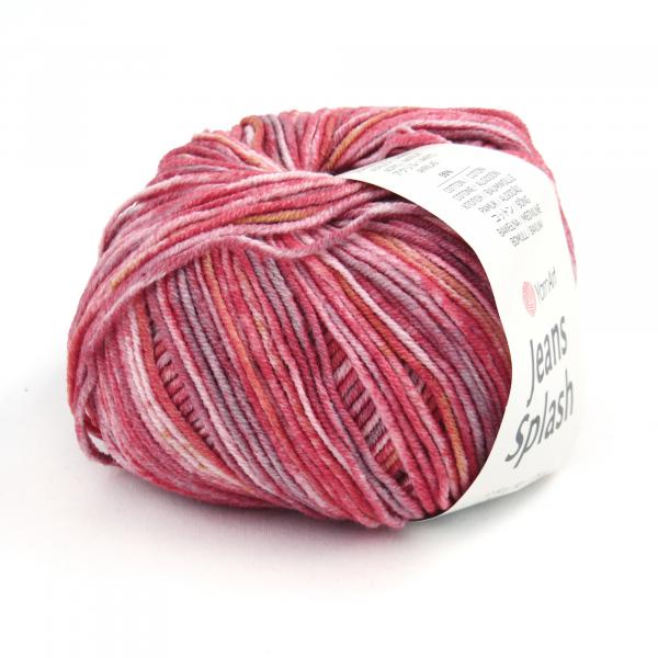 YarnArt Jeans Splash 941 Rosie Reverie - 50g Ball