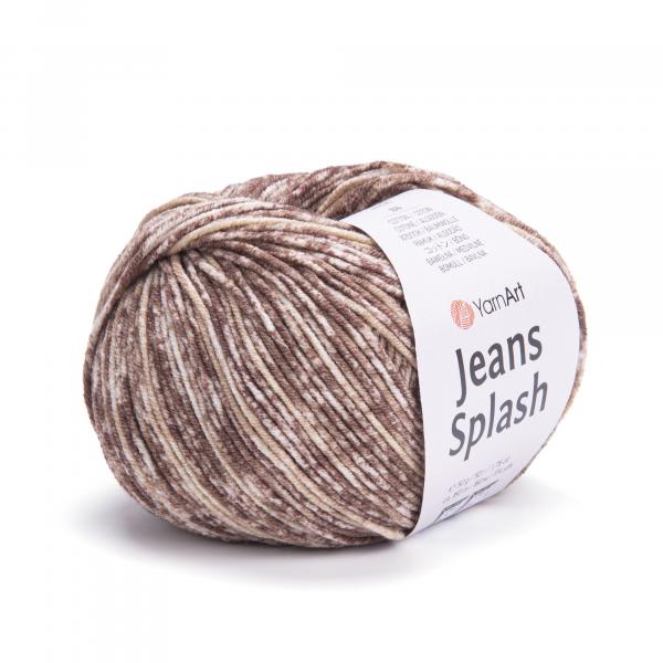 YarnArt Jeans Splash 945 Brown Marble - 50g Ball