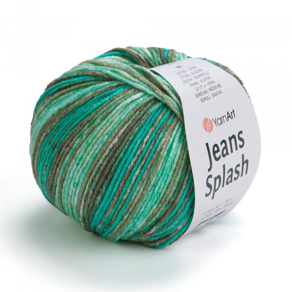 YarnArt Jeans Splash 961 Greenwood - 50g Ball